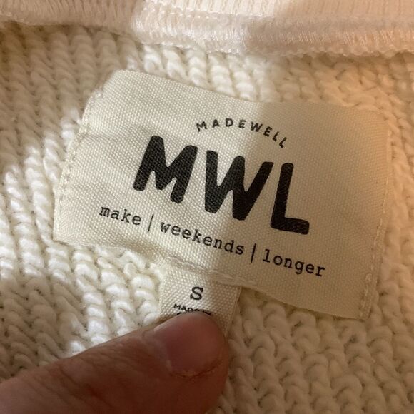 MWL by Madewell Airyterry Sweatshirt Tee Dress - Picture 7 of 11